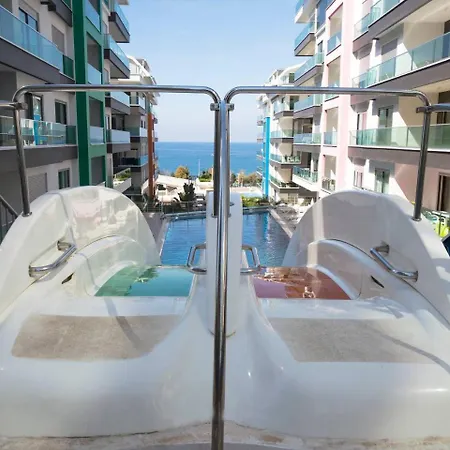 Apartmán Konak Seaside Homes 2+1 Luxury Apartments Alanya